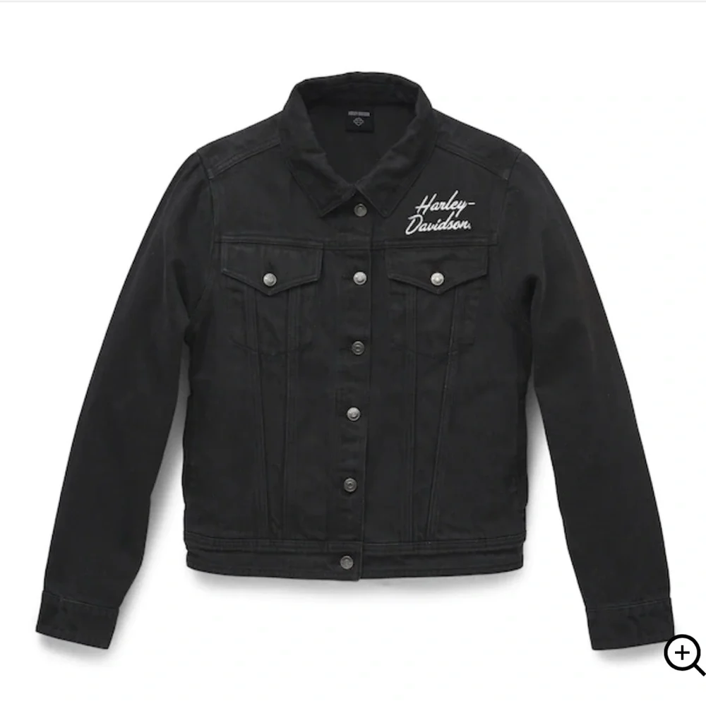 Harley-Davidson Women's Black Denim Jacket